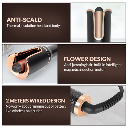 Hair Curlers Auto Rotating Ceramic