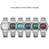 Luxury Man Wristwatch Business Stainless Steel Quartz Men Watch Waterproof