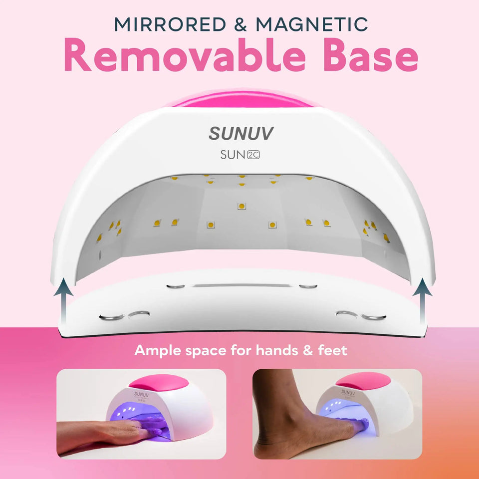 Nail Lamp UV Lamp SUN2 Nail Dryer for UVLED Gel Nail Dryer Infrared Sensor with  Rose