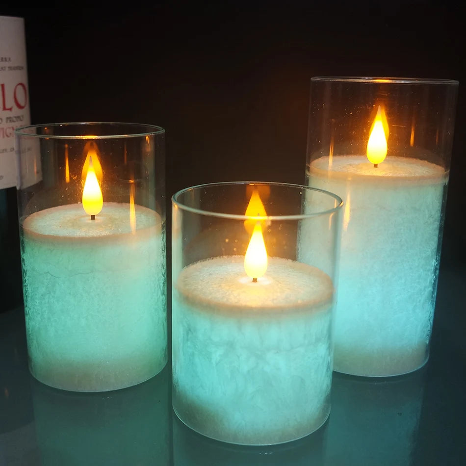 Flameless Pillar Candles