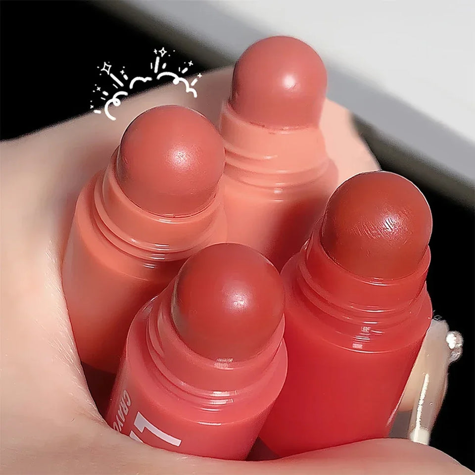 Matte Lipstick Pen 4 Colors In 1 Nude Pink Matte Lip Gloss Waterproof Long Lasting Lipstick