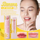 Peach and Banana Sunscreen Lip Balm SPF 30 UVA Protects Lips Moisturizing Colorless lip balm