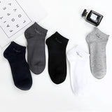 10 Pairs / Pack Men's Anti-Bacterial Man Ankle Socks Men