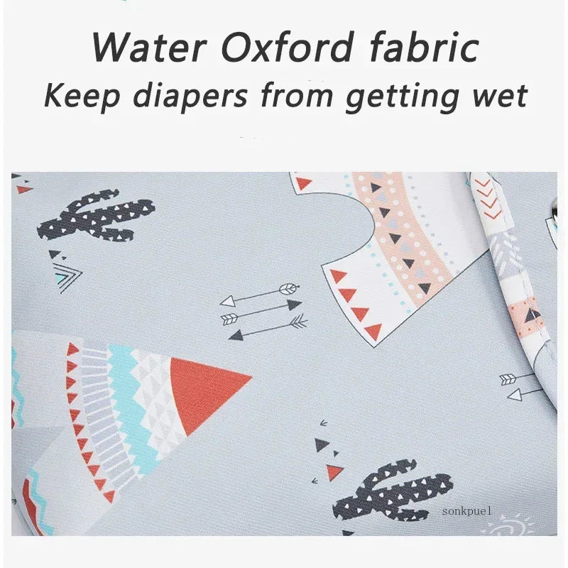 Baby Diaper Bag Waterproof Wet Dry Pack Mummy Storage Pouch Nappy Organizer