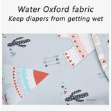 Baby Diaper Bag Waterproof Wet Dry Pack Mummy Storage Pouch Nappy Organizer