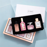 Brand Perfume Women Gift Box Four Piece Set Plant Floral Scent Pheromone Lasting Fragrance