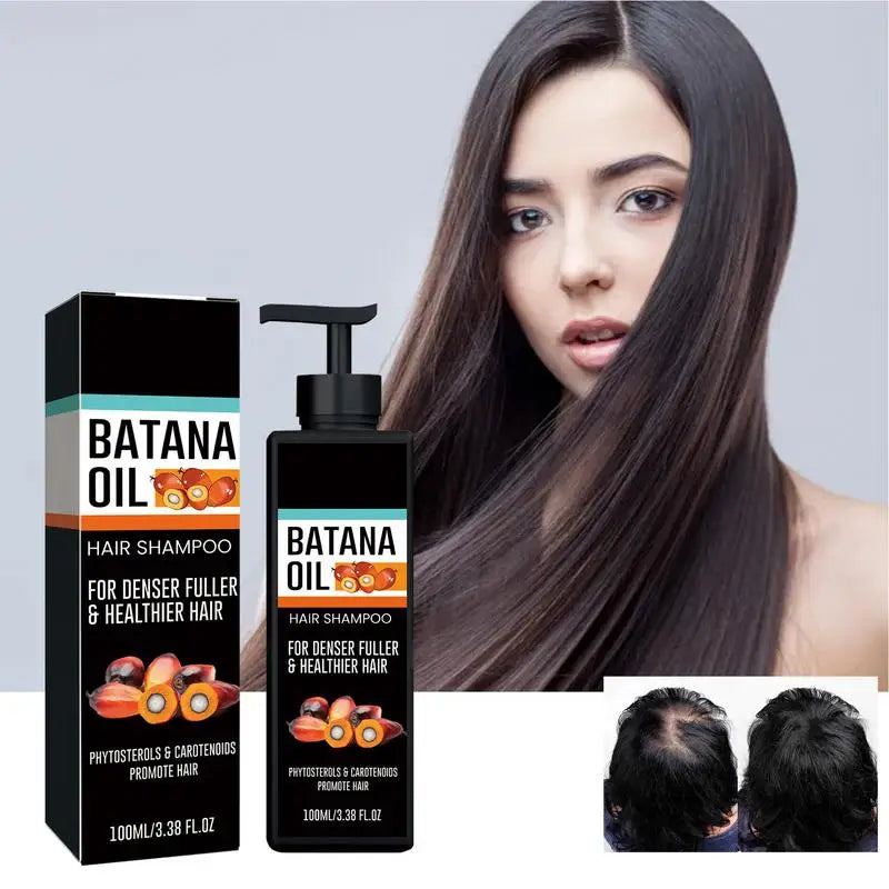 Hair Growth Shampoo Batana Oil Repairing Nourishing Natural Shampoo Scalp Cleansing Shampoo Hair Care 100ml