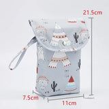 Baby Diaper Bag Waterproof Wet Dry Pack Mummy Storage Pouch Nappy Organizer