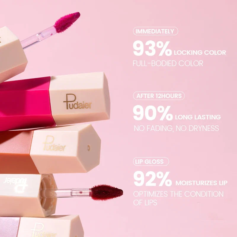 Matte Orange Brown Velvet Lipstick 14 Colors Lip Gloss Lasting Non-marking Red Sexy