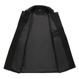 Woolen Jacket Men Plus Size 12XL Solid Color Jackets Woolen Coats Male Autumn Winter Long Style Jacket Fashion Casual