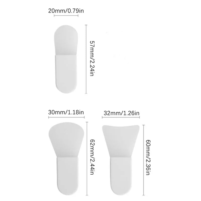 Silicone Facial Mask Brush Face & Eye Cream Mud Mask