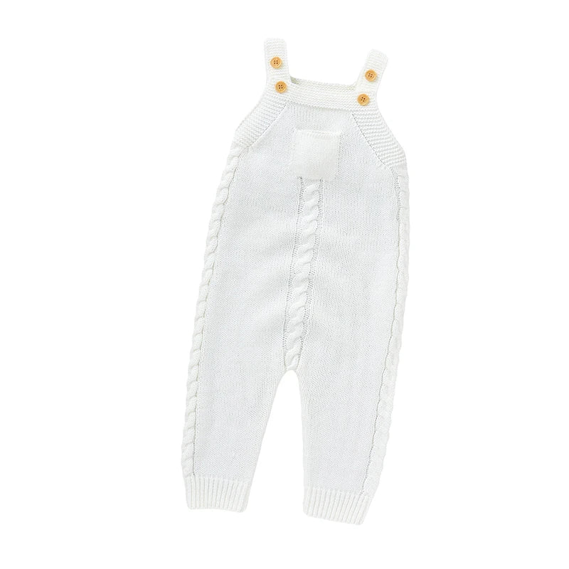 Newborn Baby Romper Knitted Infant Boy Jumpsuit Sleeveless