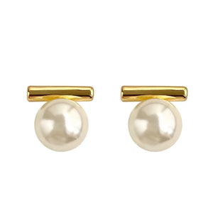 New French Minimalist Grey Imitation Pearl Pendant Earrings 2025 Fashion Jewelry Daily Wear Accessories for Girls Women‘s Party