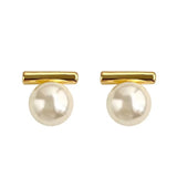 New French Minimalist Grey Imitation Pearl Pendant Earrings 2025 Fashion Jewelry Daily Wear Accessories for Girls Women‘s Party