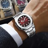 Luxury Man Wristwatch Business Stainless Steel Quartz Men Watch Waterproof