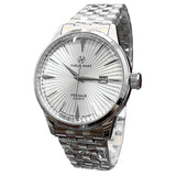 PABLO RAEZ Elegant Man Silver Wristwatch SUS304 Steel High Quality Luxury Men Watch Casual Waterproof Simple Dress Fashion Clock