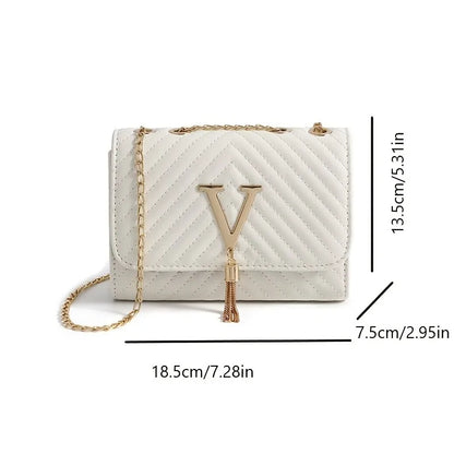 Embroidery Women Crossbody Bag Thread Luxury Handbag Shoulder Bags