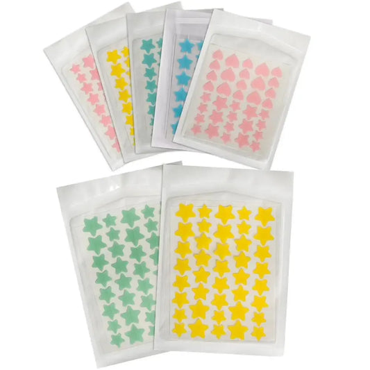 Colorful Acne Patches Cute Star Heart Shaped Treatment