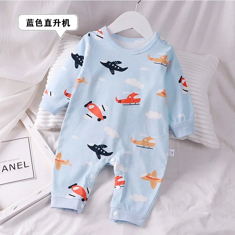 Baby Clothes Romper Newborn Kids Jumpsuits Underwear Cotton Boys Girls Clothes Cute Animals Autumn Baby Long Sleeve Romper