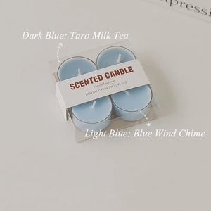 4pcs Handmade Tea Light Scented Candle Aromatherapy Soy Wax Candles