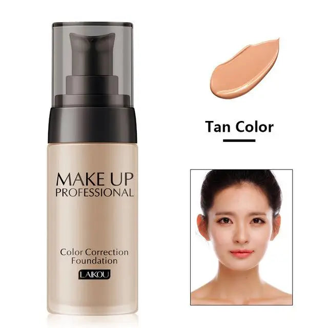 Makeup Base Face Liquid Foundation BB Cream Concealer Moisturizer Oil-control Whitening Waterproof Maquiagem Makeup 40g