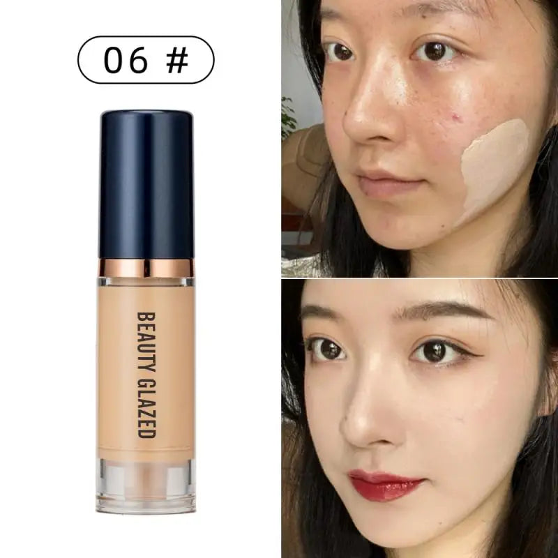 Concealer Smooth Non-Sticking Powder Liquid Concealer Full Cover Makeup Face Corrector Cream Waterproof Cosmetics
