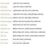 Liquid Foundation Mineral Touch Oil Control Matte Skin-Friendly Makeup Full Coverage 24Hour Long Lasting Cosmetic