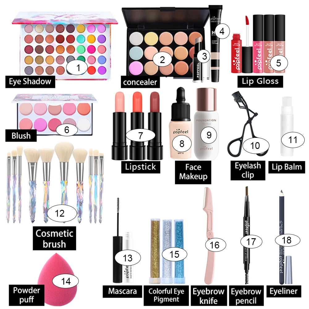 POPFEEL All in One Makeup Kit for Women