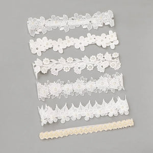 Princess Crown Flower Decor Elastic Hair Bands for Newborns Children Accessories Baby