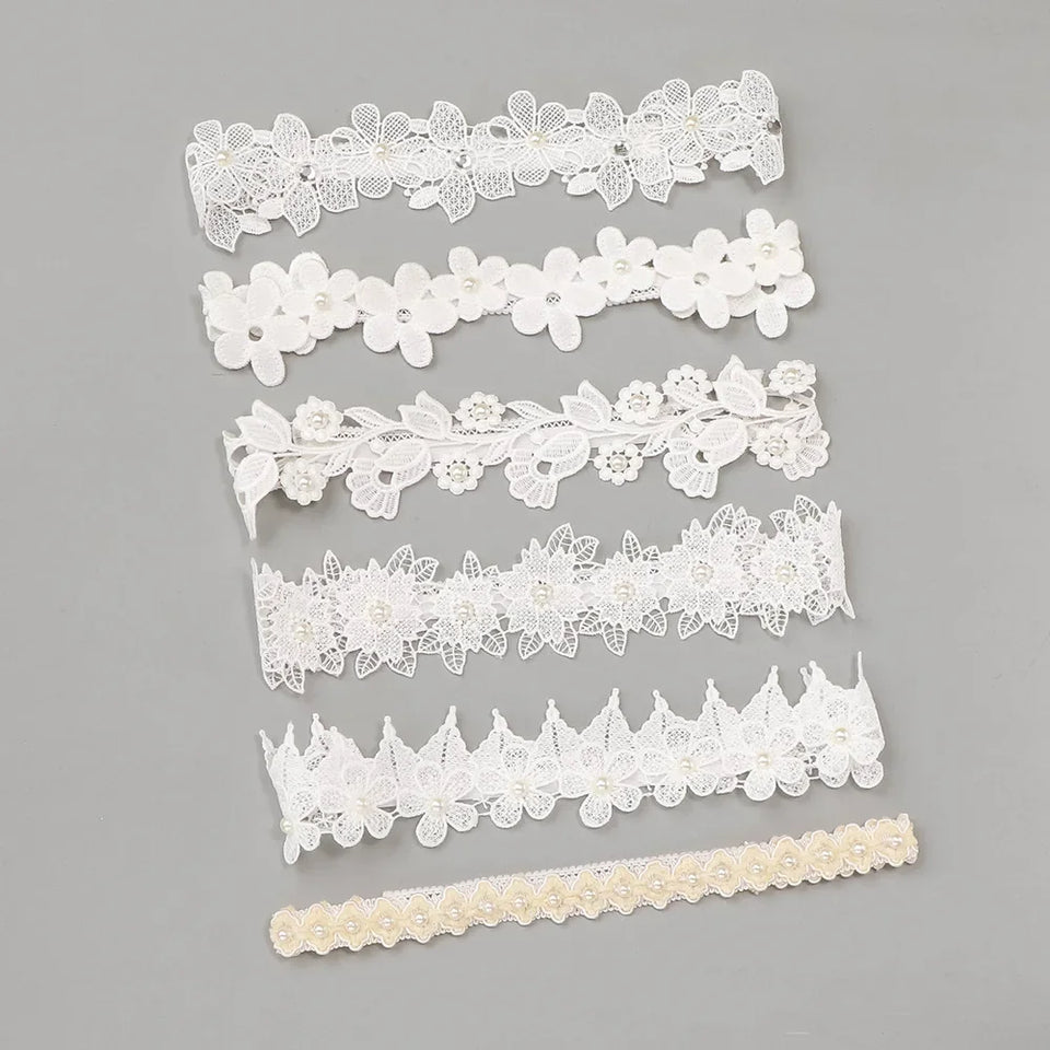 Princess Crown Flower Decor Elastic Hair Bands for Newborns Children Accessories Baby