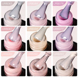 7ml Nude Crystal Rubber Base Gel Natural Color Semi Permanent Soak