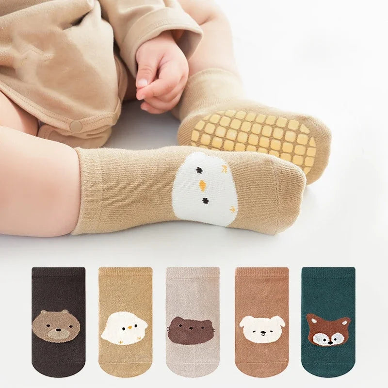 Spring Autumn Sock Baby Boys Girls Anti-Slip Floor Socks