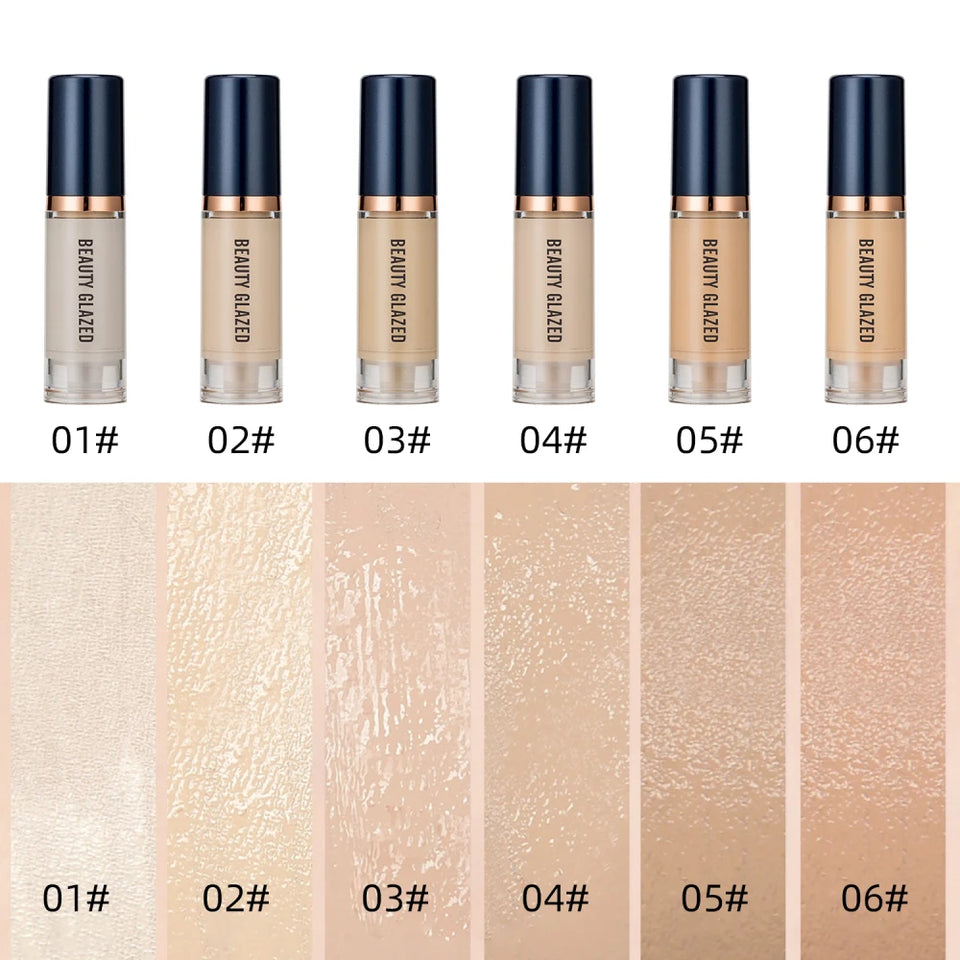 Concealer Smooth Non-Sticking Powder Liquid Concealer Full Cover Makeup Face Corrector Cream Waterproof Cosmetics