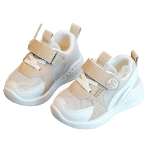 Children's Fashion Sneakers 2024 New Kids White Non-slip Casual Shoes Boys Girls Breathable Sneakers Toddler Outdoor Sport Shoes
