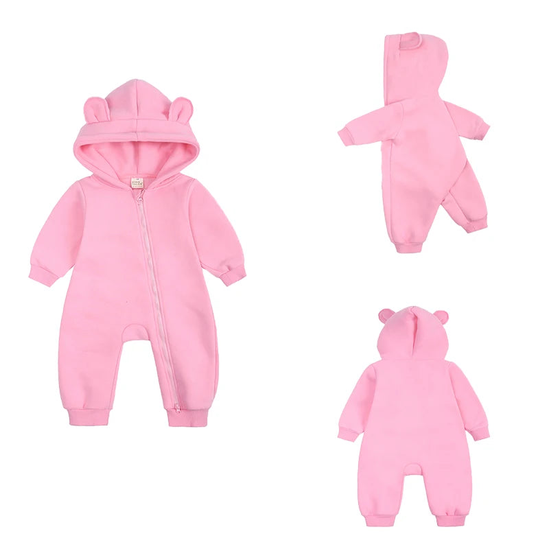 New Hot Sale Baby Boys Girls Clothes Long Sleeve Rompers