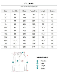 2024 New Plus Size 7XL 8XL Men White Business Shirt Fashion Dress Party Classic Basic Slim Long Sleeve Shirt Brand Clothes