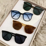 Luxury Fashion Folding Sunglasses  Men Brand Designer Vintage Cat's Eye Sun Glasses Male