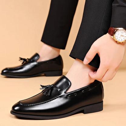 Men's Dress Shoes New Pu Leather Fashion Shoe for Men Large Size Business Formal