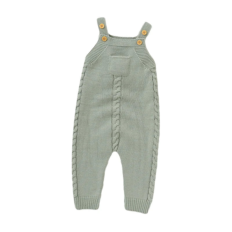 Newborn Baby Romper Knitted Infant Boy Jumpsuit Sleeveless