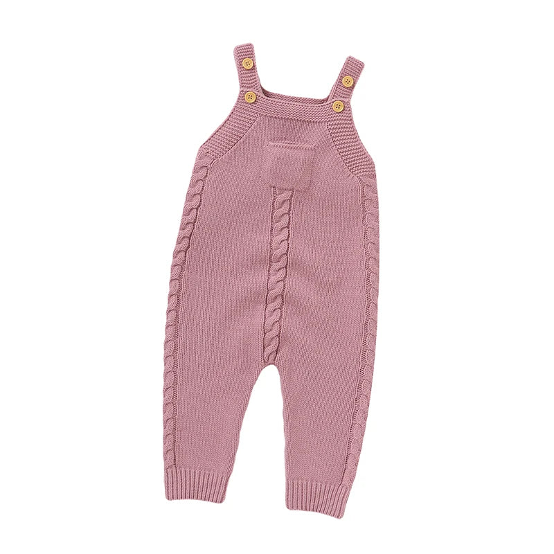 Newborn Baby Romper Knitted Infant Boy Jumpsuit Sleeveless