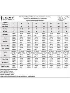 Autumn Printed Muslim Sets Women Long Tops & Wide Leg Pants ZANZEA Casual Loose Matching Sets Turkey Dubai Outifits Abaya Suit