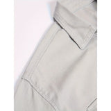Men's Casual Cotton Long Sleeve Jacket Shirt With Pockets