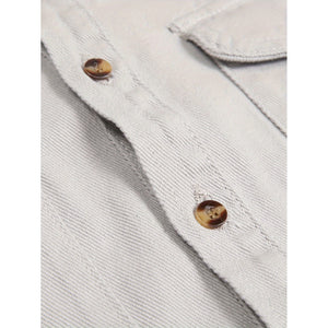 Men's Casual Cotton Long Sleeve Jacket Shirt With Pockets