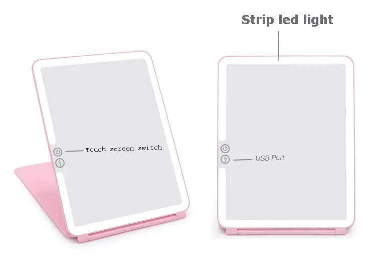 Versatile Illuminated Vanity Mirror